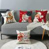 New Cute Deer Christmas Series Pillowcase Santa Claus Snowman Sofa Bedroom Pillowcase