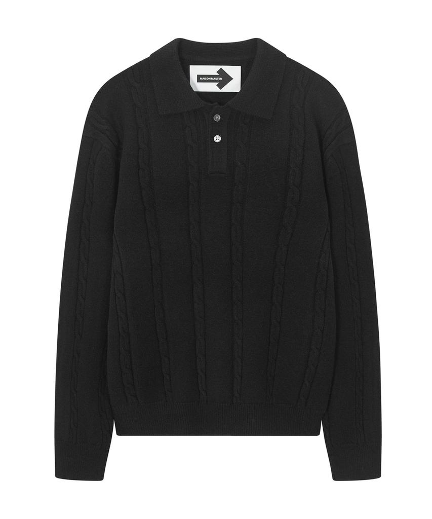 Maison Master Cable Knit Ivory