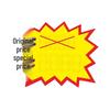 Extra Large 100-Sheet Supermarket POP Exploding Price Tags for Fruit Store Promotion