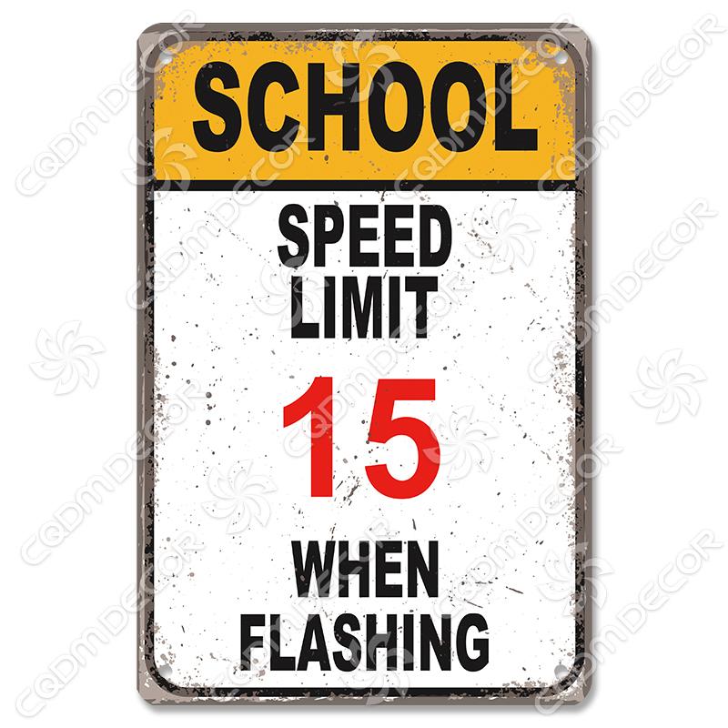 

Попередження, небезпека, жерстяна табличка, металева табличка, обережно, висока напруга, не допускайте сповільнення, вінтажний плакат, шкільний торговий центр, оздоблення стін будинку 20x30cm（7.8x11.8inch）