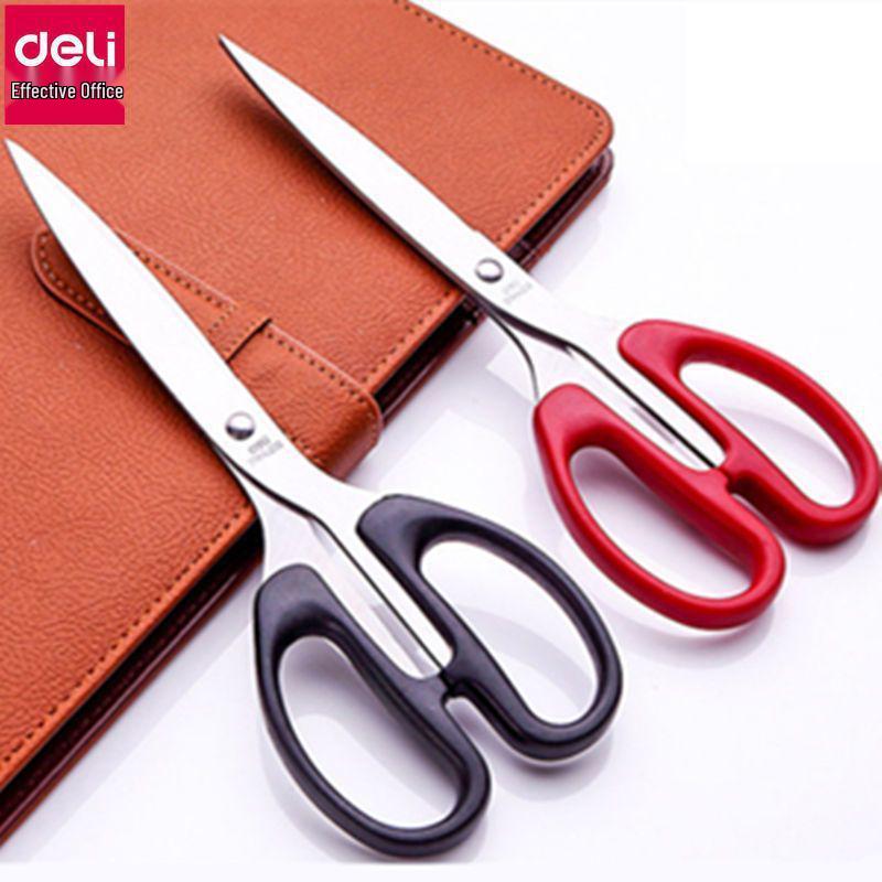 Deli Multifunctional Stainless Steel Non-Stick Tailor Scissors for Home and Office