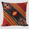 Cuscini in Lino con Fantasie Bohémien Multicolori Stampa Geometrica Etnica Astratta Federe per Cuscini Decorativi Cuscino per Divano del Soggiorno