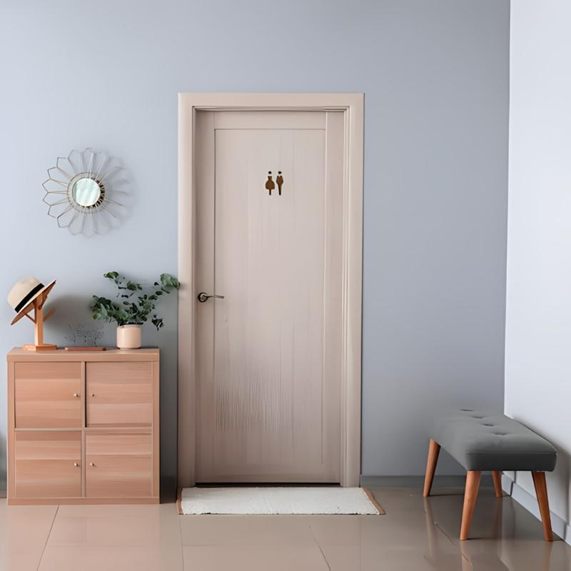 Wooden Bathroom Sign Rustics Men's Women's Toilet Wall Signs for Business Rustics Funny Bathroom Restroom Door Decors