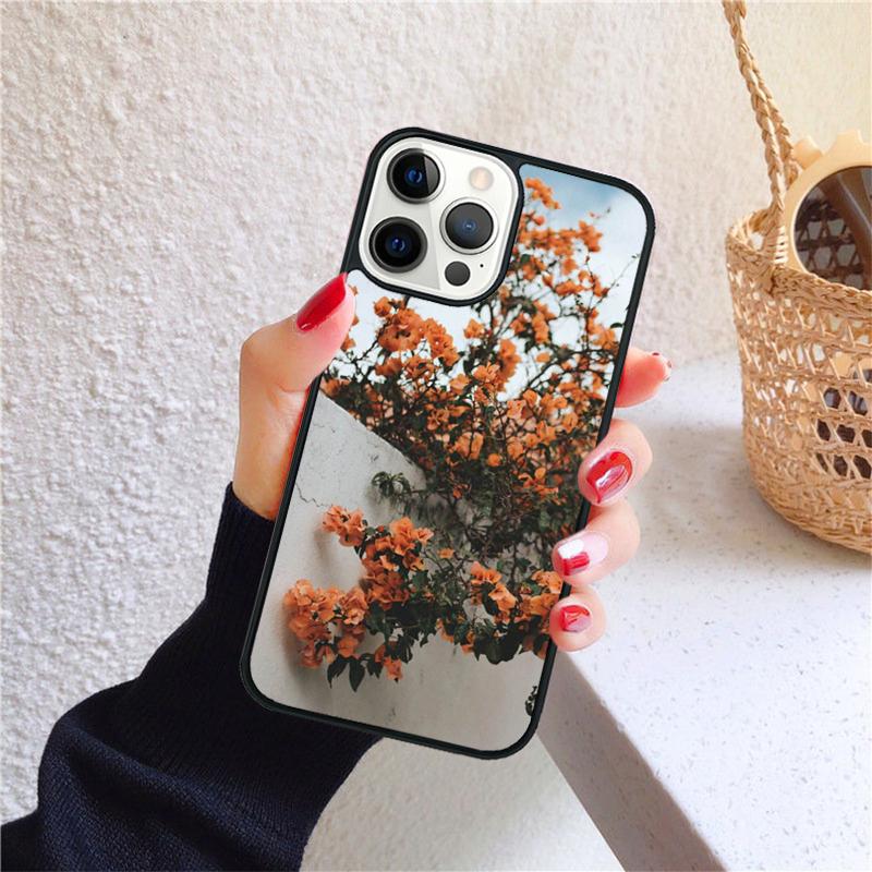 vintage flowers soft Phone Case Cover For iPhone 17 Air 16 15 14 12 13 Pro Max Plus coque Shell Fundas