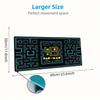 Pac-Man Large Size Mouse Pad Large Gaming Table Cushion Non-slip Laptop Tablet Big Mousepad XXL Mat Mini PC Playmat With Lock Edge