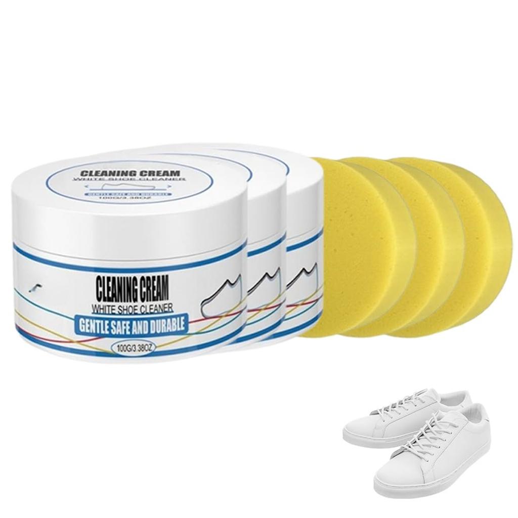 Shoe Whitening Cleaning Balm Deeply Cleanses Dirt Removes Yellowing Prevents Shoe Upper Cracking Suitable For All Kinds Of Shoes