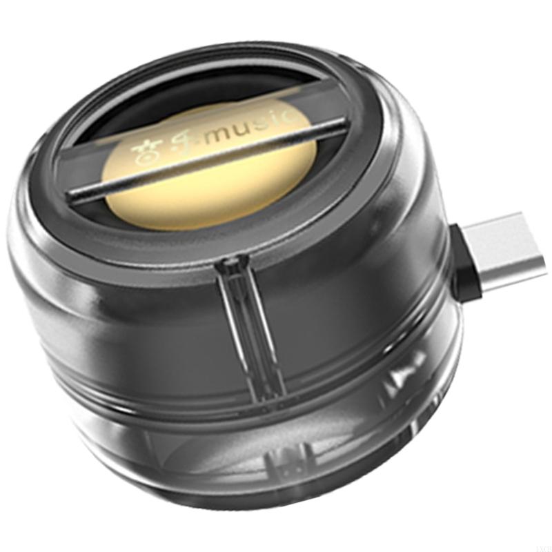 1XCB Portable Mini Speaker Universal Type C Mobile Phones Sound Box Plug in Smartphones Loudspeaker Sound Amplifier Subwoofer