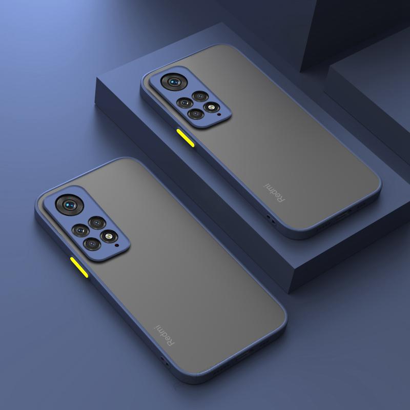 Custodia Per Xiaomi Redmi Note 11 Pro 5G Cover Coque Funda Opaca Traslucida Antiurto Rigida PC Paraurti Protettivo Telefono Mi Note 11S