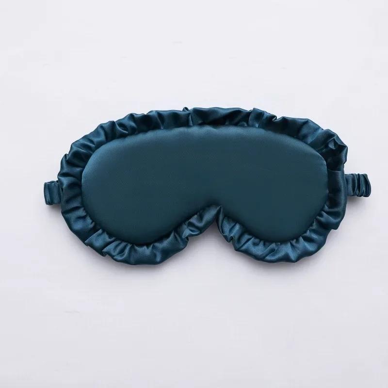 Hedvábná řasenka Sleep Eye Mask Soft Sleeping Eye Cover Multicolor Night Dream Blackout Oční náplasti pro ženu Muž, aby lépe spal