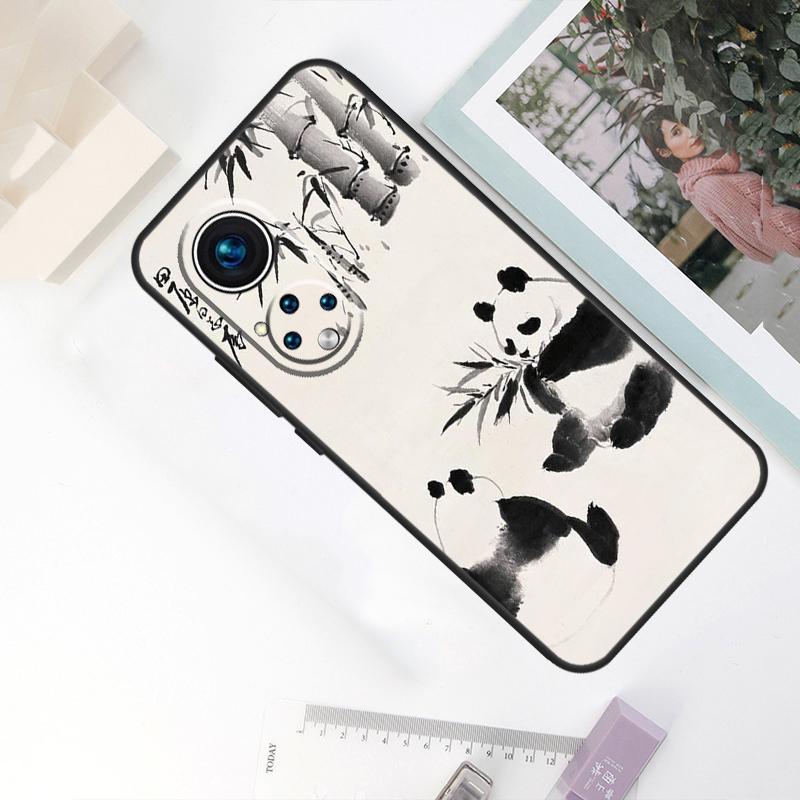 Chinese Bear Panda For Honor Magic 8 Pro 5 6 7 Lite Case For Honor Win RT 400 200 50 70 90 X8c X8b X9a X9b X9c
