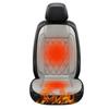 Winter Car Heated Seat Covers, 2 Temperatures Settings Heated Seat Cushion Durable Black Fast Heat Large Size Warmer for Winter