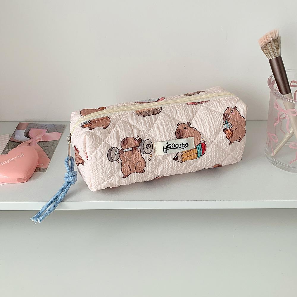 Cartoon Pencil Case Multifunctional Desktop Stationery Organizer Pouch New Cosmetic Bag Student