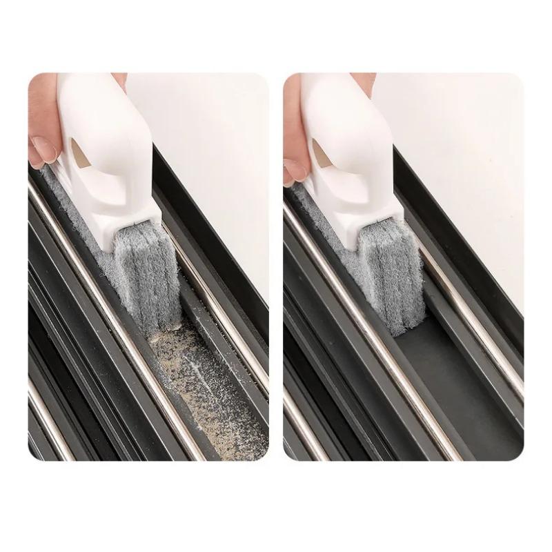 Window Groove Cleaning Brush, Window Groove Cleaning Tool, Small Brush for Sweeping Grooves, Brush for Cleaning Window Sill Gaps