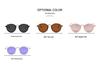 2447 Retro Polarized Metal Round Sunglasses - Unisex Fashion Shades