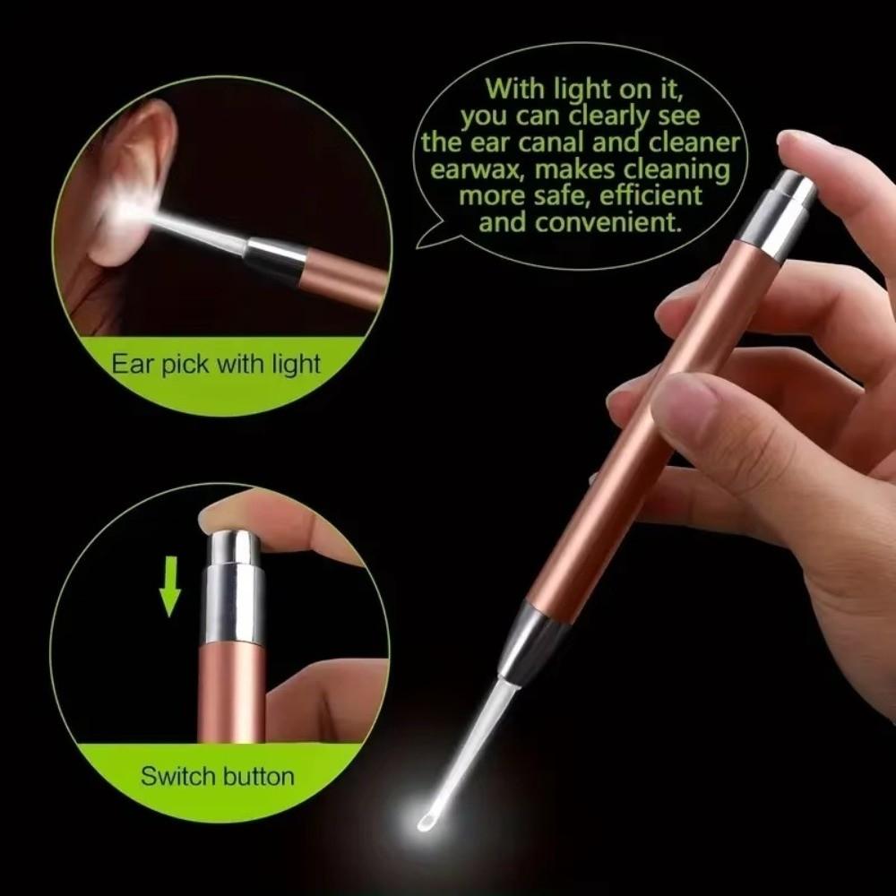 With Light Luminous Ear Scoop Visual Ear Cleaning Tools New Ear Cleaner