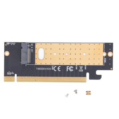 NVMe M.2 SSD Adapter Card Plug and Play M.2 NVMe SSD M Key To PCIe 3.0 X16 Card for 2230 2242 2260