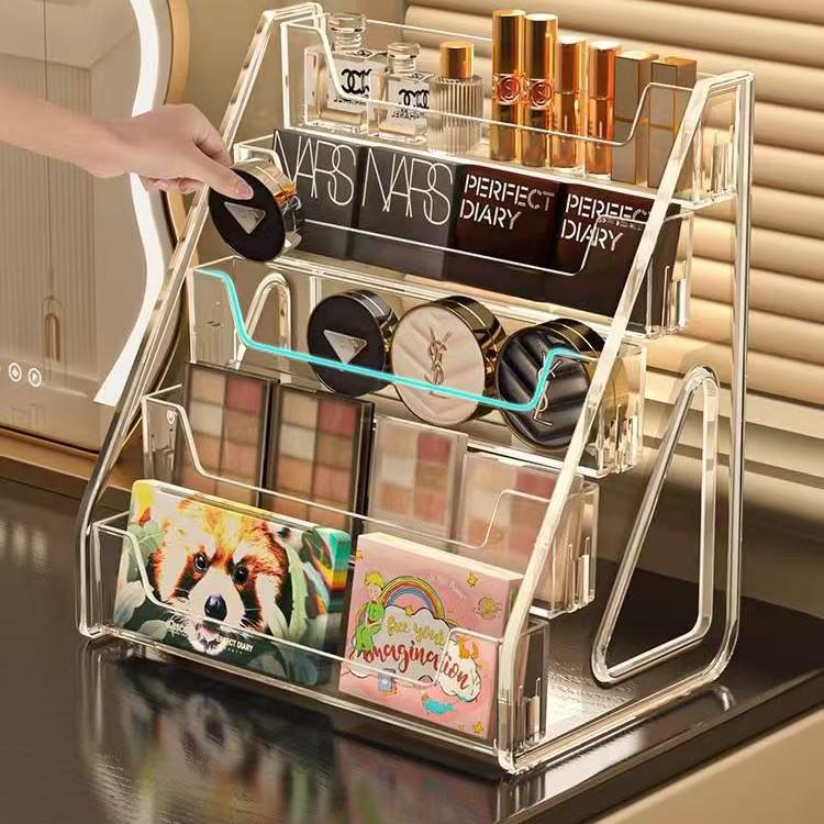 Acrylic Cosmetic Organizer: Perfume, Lipstick, Eyeshadow, Skincare Storage Rack