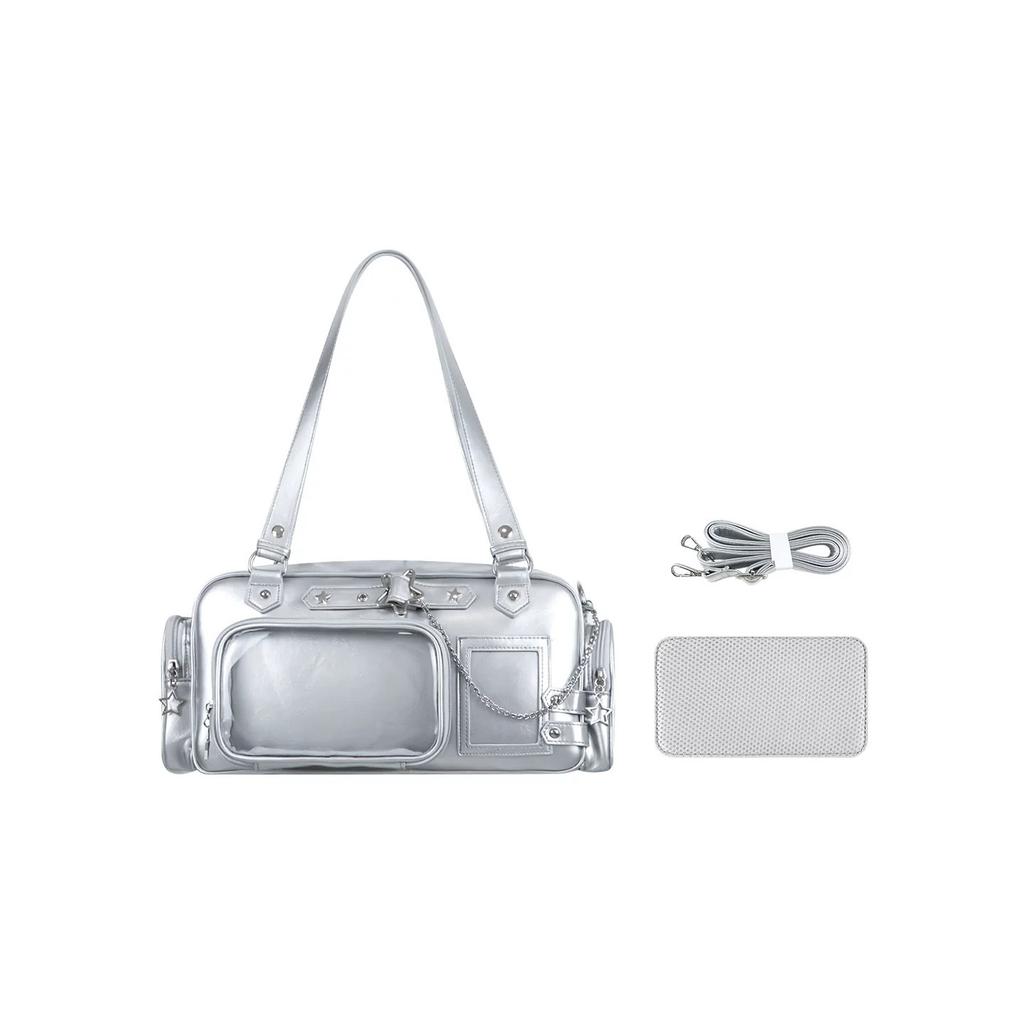 Star Chain Y2k Harajuku Shoulder Itabag Blue Lolita Girl Pain Bags Transparent Japanese Crossbody Bag New Concert Korean Handbag
