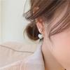 Sweet and Fashionable Pearl Heart Earrings: Cute, Two-Piece 925 Silver Needle Earrings, Versatile and Simple for Everyday Wear.