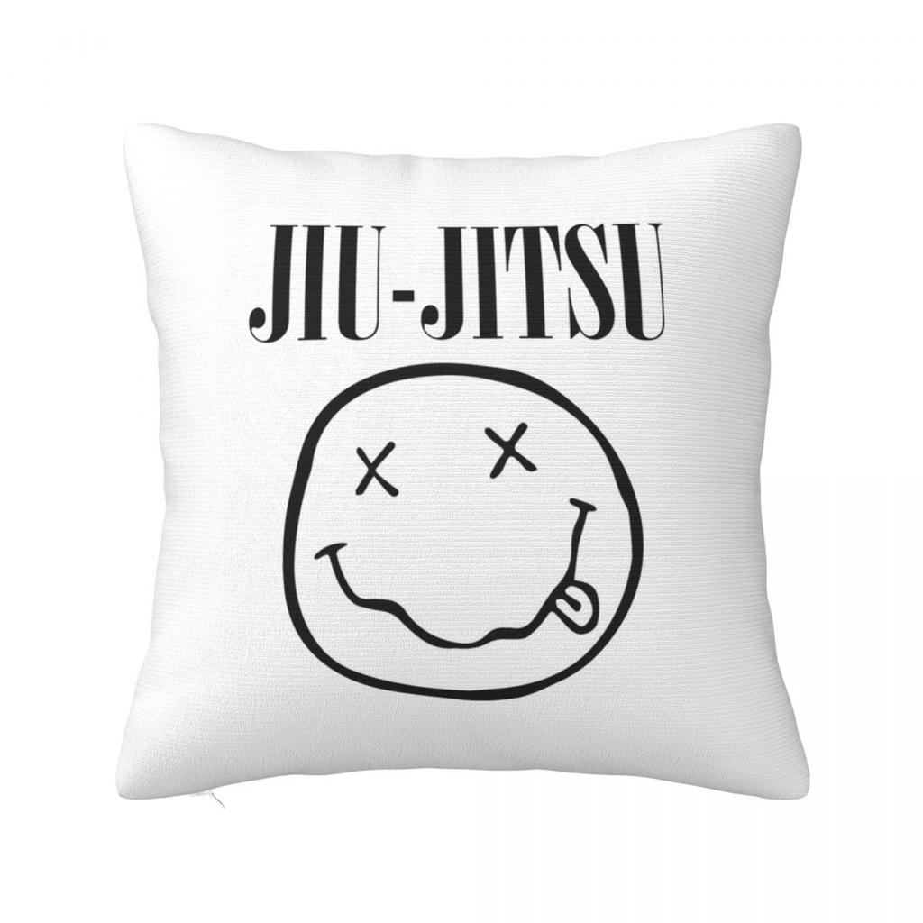 Brazilian Jiu Jitsu Flag Jiu Jitsu Chess Square Pillowcase Cushion Cover Pillow Case Throw Pillow Cover for Home Sofa