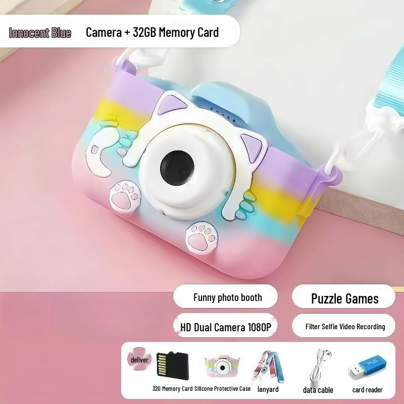 X2-MCM Children's HD Digital Camera: Capture Photos, Record Videos & Listen to Music