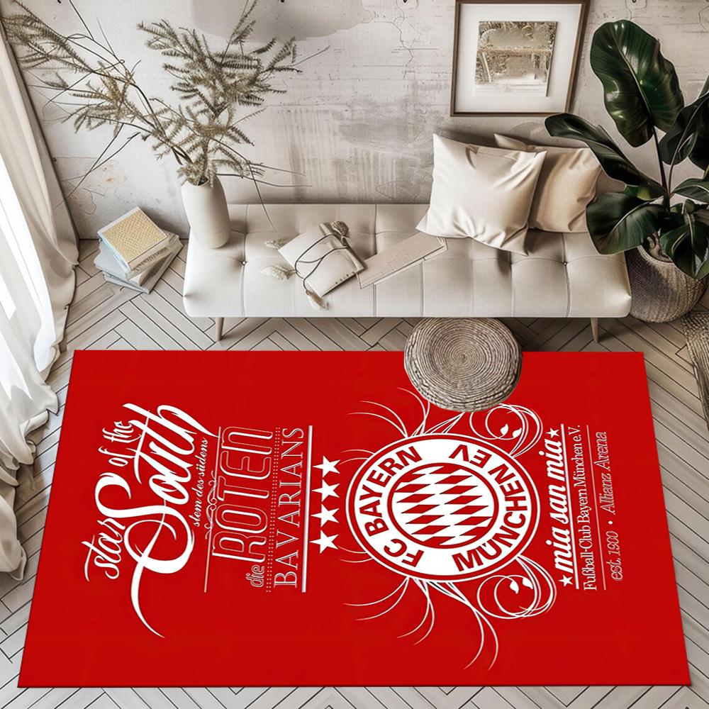 Fc Bayern München Square Rugs Are a Great Choice for Living Rooms, Bedrooms, Home Décor, and As Gifts.