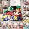 1 Stück Die Powerpuff Girls bedruckte Decke, Ganzjahres-Leichtdecke für Zuhause, Büro, Outdoor-Nickerchen, Multifunktionsdecke A9