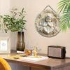 Entzückendes Cherub Holzschild - Engel Rundes Schild für Haustür Wandbehang Dekor - Idealer Hängeschmuck für Zuhause