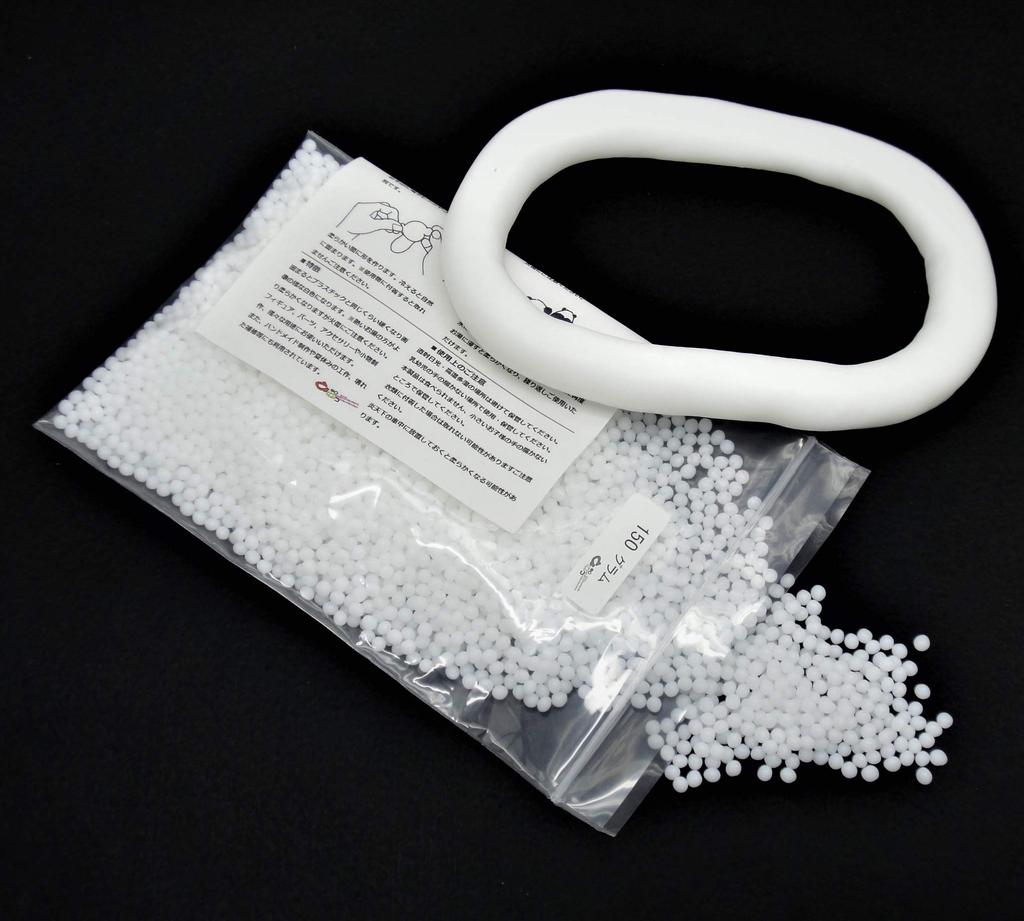 [Pipitto] Free Crafting - Hardening Plastic - Amazing Material - Easy DIY with Hot Water - Plastic Material - Eco Pack - Granular (500g)