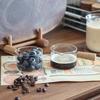 Heat-Resistant Glass Milk Jug with Wooden Handle & Measurement Markings, Ideal for Coffee, Baking & Household Use