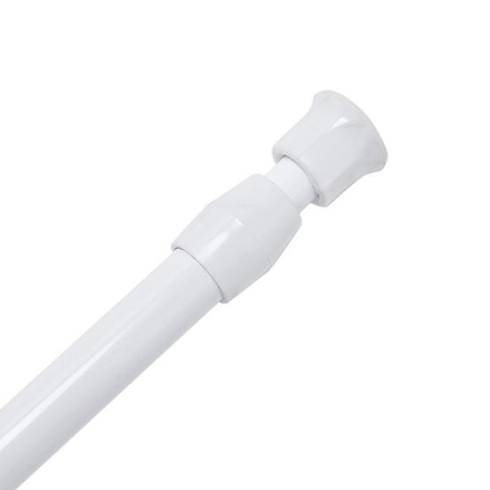 Kohlenstoffstahl, verstellbare Stangenspannung, für Zuhause, Badezimmer, ausziehbarer Stangenaufhänger