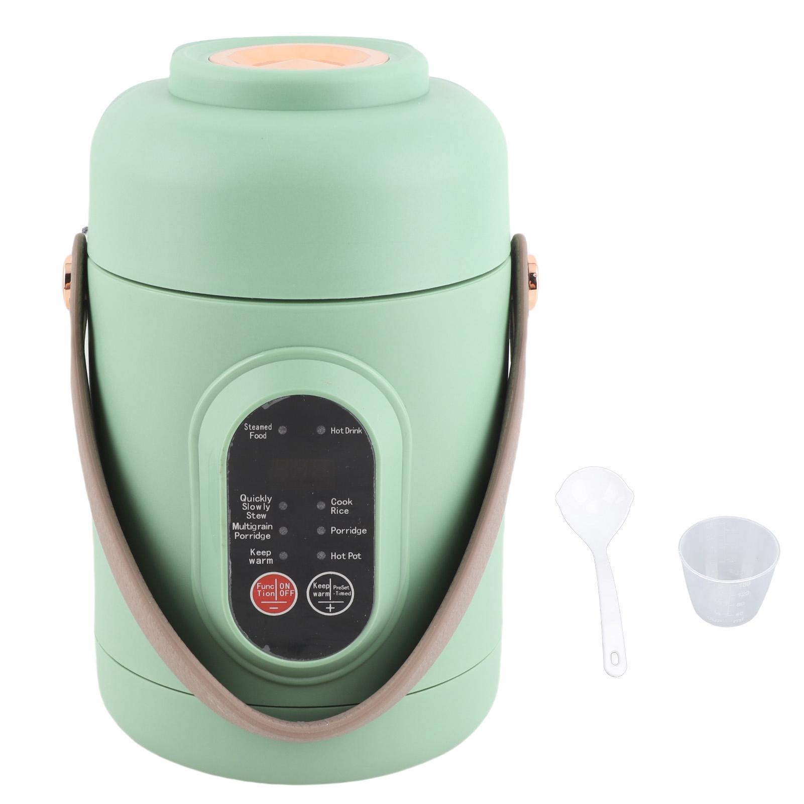 

Portable Electric Pot 500W Travel Cooking Stainless Steel Mini Multifunction Cooker Stainless Steel Portable Electric Pot US светло-зеленый