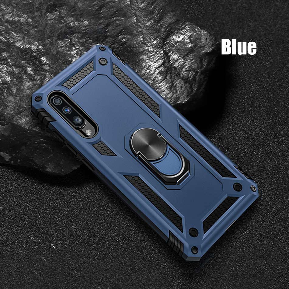 Luxury Armor Soft Silicone Bumper Case For Samsung Galaxy A51 A71 A10 A20 A30 A40 A50 A70 M20 M30 A7 2018 Ring Shockproof Case