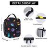 Solar System Space Planets Universe Insulated Lunch Bag for Women Kids Portable Food Boxes Thermal Lunch Box Tote