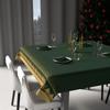Festive Printed Stain-resistant Square Tablecloth 180x180 Cm FORET, by Soleil d'Ocre