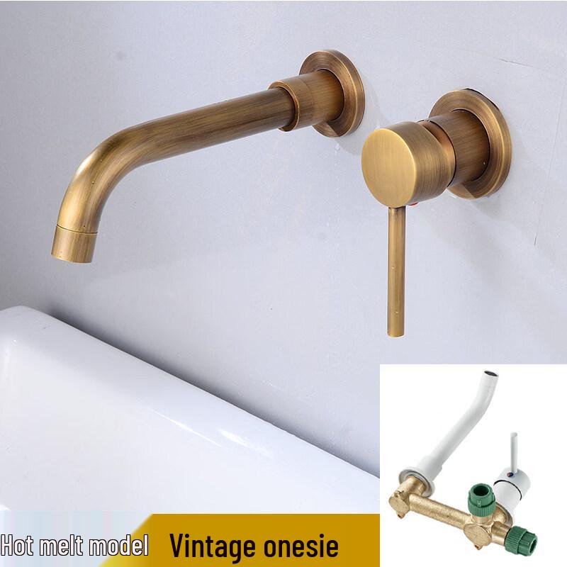 Wall-Mounted Concealed Hot & Cold Mixer Faucet
