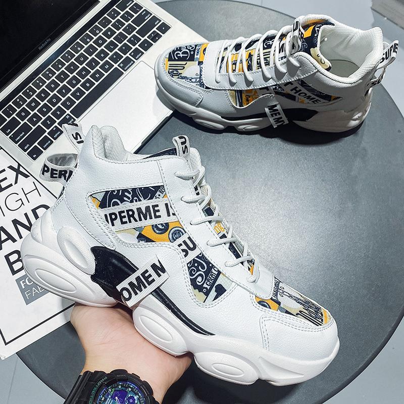 

Новая мужская обувь на осень и весну, баскетбольные и беговые кроссовки для учеников средней школы, повседневная обувь для подростков, папины кроссовки 44