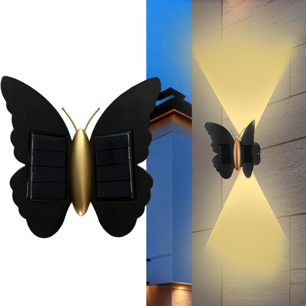 Schmetterlingslicht, Außenhoflampe, Dekorativ, Bewegungsmelder-Außenwandleuchte Beleuchtung für Garage