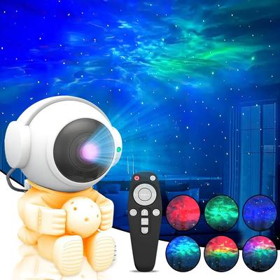 Astronaut Projection Light Galaxy Projector LED Night Light Starry Sky Desktop Decoration Light Bedroom Atmosphere Light
