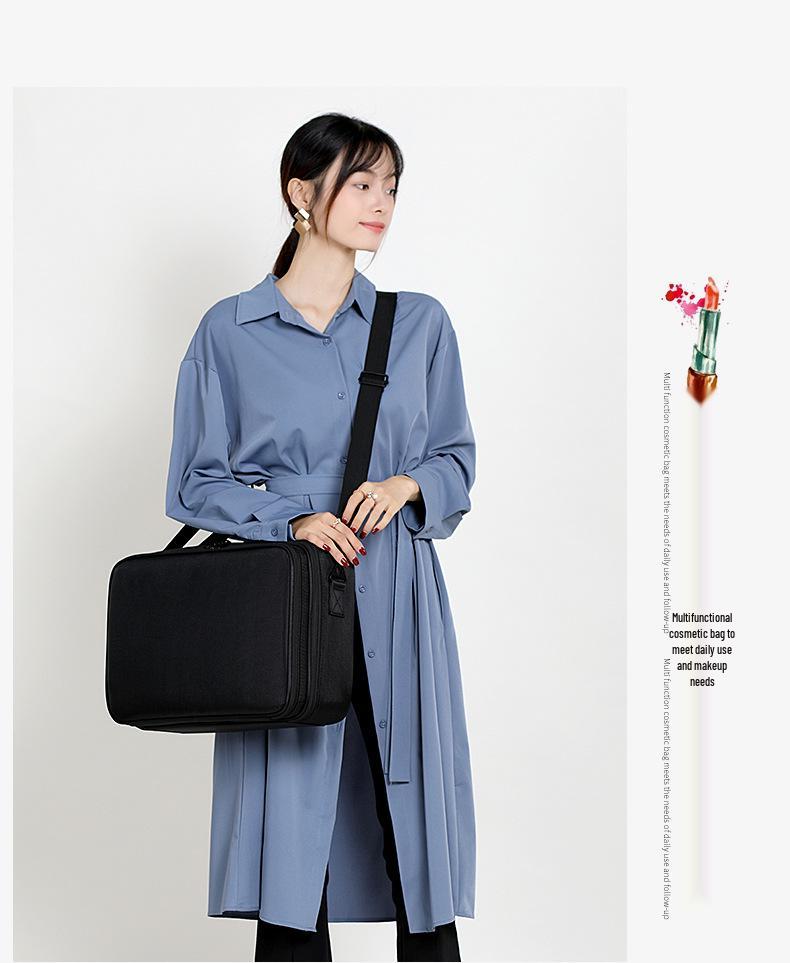 Large Capacity Portable Tattoo Nail Art Makeup Cosmetic Tool Bag