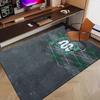 1pc Office Carpet Chair Mats Slytherin Hogwarts Snake Crest Perfect for Office Chairs, Living Rooms, Or Bedrooms,Polyester Carpet.HDT039
