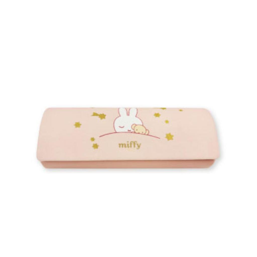 Marimo Craft Miffy Glasses Case Dreamy Series Pink W155 x H60 x D36mm W145 x H145 x D5mm (Body) (Cloth) DBM-3019
