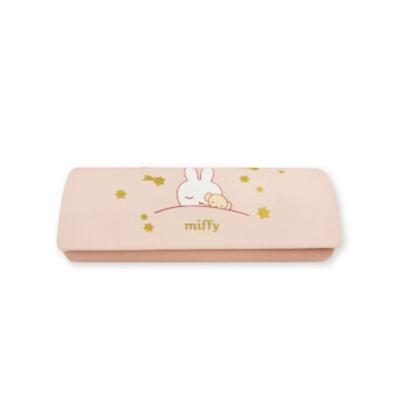 Marimo Craft Miffy Glasses Case Dreamy Series Pink W155 X H60 X D36mm W145 X H145 X D5mm (Body) (Cloth) DBM-3019