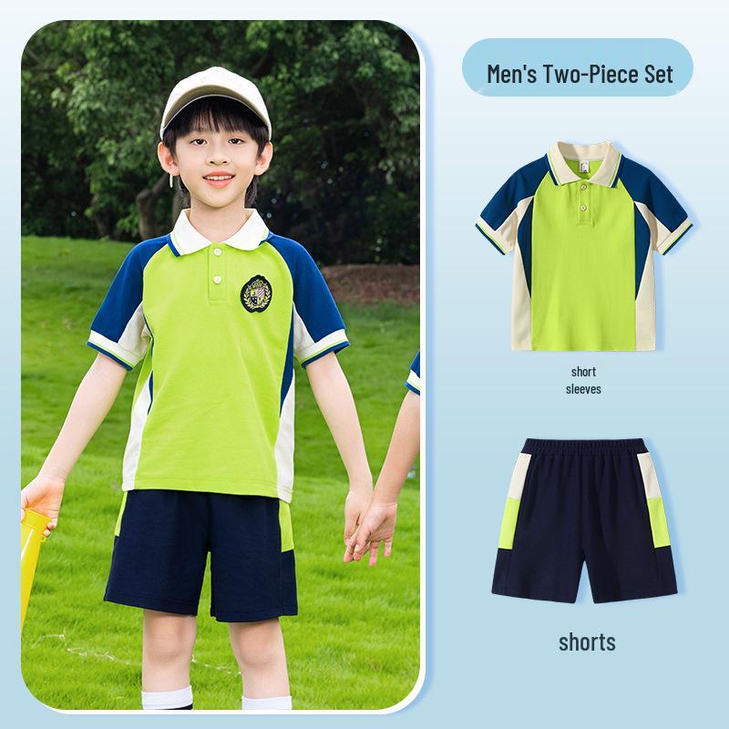 Zestaw mundurków szkolnych dla dzieci: Wiosna i Jesień, Trzyczęściowy Styl Akademiccki na Zawody Sportowe w Szkole Podstawowej i Przedszkolu