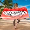 Kühler Ajax Amsterdam Spirit Strandtuch Mikrofaser Strandtuch, Leicht und Schnelltrocknend, für Sommerreisen, Schwimmbad-Fan Geburtstagsgeschenk