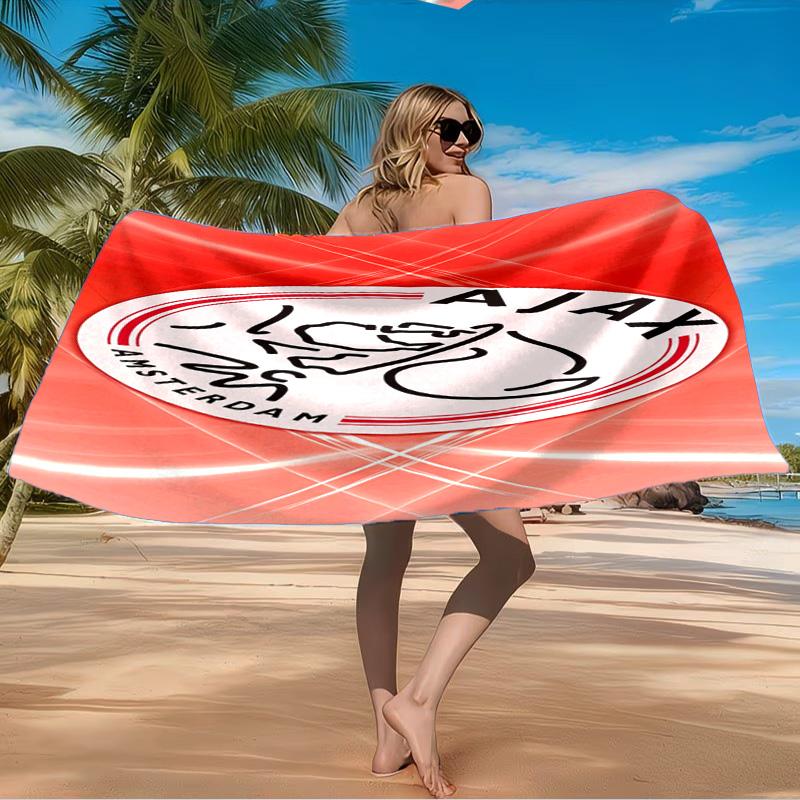 Kühler Ajax Amsterdam Spirit Strandtuch Mikrofaser Strandtuch, Leicht und Schnelltrocknend, für Sommerreisen, Schwimmbad-Fan Geburtstagsgeschenk