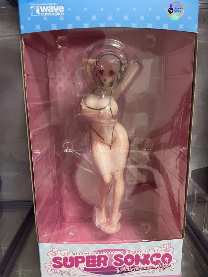 

[USED] Super Sonico White Swimsuit Style Dream Tech 1/7 Figure