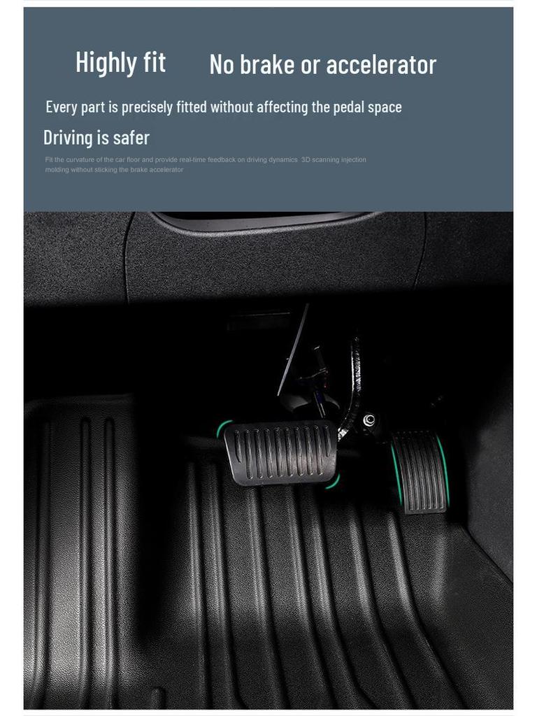 Eco-Friendly TPE Floor & Trunk Mats for 2023-2025 BYD Seagull