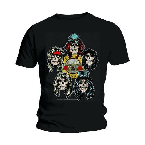 Guns N Roses Unisex T-Shirt Vintage Heads Unisex T-Shirt M