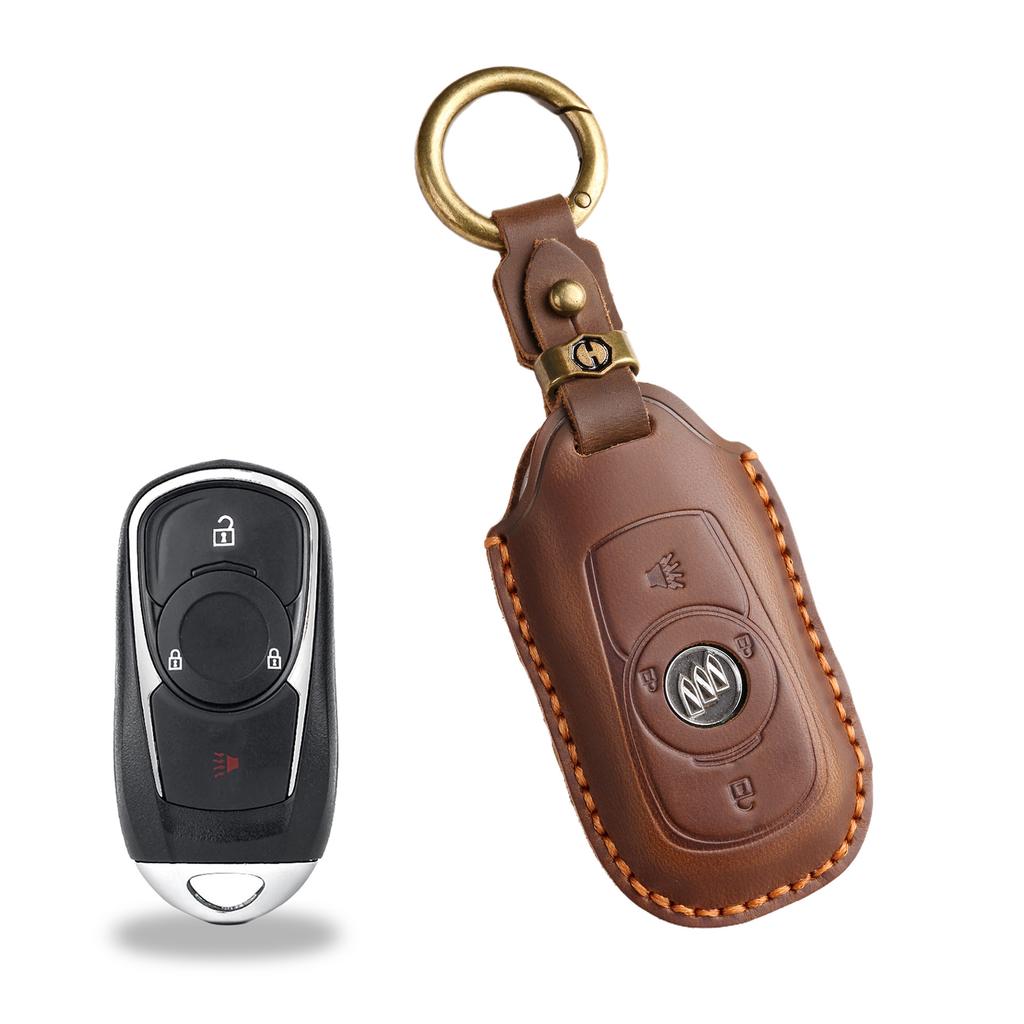 The New Retro Key Cover Is Suitable for Buick Envision Key Bag, Valeant Regal Car Leather Case Buckle.